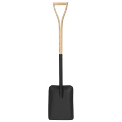 vidaXL Gartenschaufel Y-Griff Stahl und Eschenholz