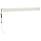 vidaXL Elektrische Markise mit Kurbel Creme 3,5x2,5 m vidaXL Elektrische Markise mit Kurbel Creme 3,5x2,5 m