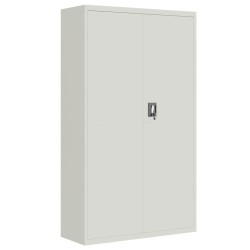 vidaXL Aktenschrank Hellgrau 105x40x180 cm Stahl