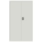 vidaXL Aktenschrank Hellgrau 105x40x180 cm Stahl vidaXL Aktenschrank Hellgrau 105x40x180 cm Stahl