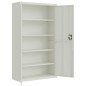 vidaXL Aktenschrank Hellgrau 105x40x180 cm Stahl vidaXL Aktenschrank Hellgrau 105x40x180 cm Stahl