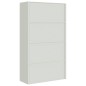 vidaXL Aktenschrank Hellgrau 105x40x180 cm Stahl vidaXL Aktenschrank Hellgrau 105x40x180 cm Stahl