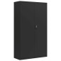 vidaXL Aktenschrank Schwarz 105x40x180 cm Stahl vidaXL Aktenschrank Schwarz 105x40x180 cm Stahl