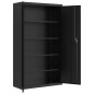 vidaXL Aktenschrank Schwarz 105x40x180 cm Stahl vidaXL Aktenschrank Schwarz 105x40x180 cm Stahl
