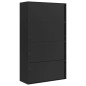 vidaXL Aktenschrank Schwarz 105x40x180 cm Stahl vidaXL Aktenschrank Schwarz 105x40x180 cm Stahl