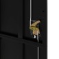 vidaXL Aktenschrank Schwarz 105x40x180 cm Stahl vidaXL Aktenschrank Schwarz 105x40x180 cm Stahl