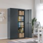 vidaXL Aktenschrank Anthrazit 105x40x180 cm Stahl vidaXL Aktenschrank Anthrazit 105x40x180 cm Stahl