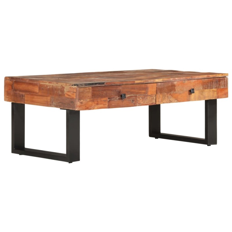 vidaXL Couchtisch 110 x 60 x 40 cm Recyceltes Massivholz vidaXL Couchtisch 110 x 60 x 40 cm Recyceltes Massivholz