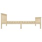 vidaXL Massivholzbett Helles Holz Kiefer 100x200 cm vidaXL Massivholzbett Helles Holz Kiefer 100x200 cm