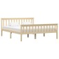 vidaXL Massivholzbett Helles Holz Kiefernholz 160x200 cm vidaXL Massivholzbett Helles Holz Kiefernholz 160x200 cm