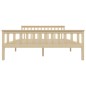 vidaXL Massivholzbett Helles Holz Kiefernholz 160x200 cm vidaXL Massivholzbett Helles Holz Kiefernholz 160x200 cm