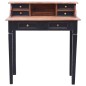 vidaXL Schreibtisch mit Schubladen 90x50x101 cm Altholz Massiv vidaXL Schreibtisch mit Schubladen 90x50x101 cm Altholz Massiv