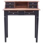 vidaXL Schreibtisch mit Schubladen 90x50x101 cm Altholz Massiv vidaXL Schreibtisch mit Schubladen 90x50x101 cm Altholz Massiv