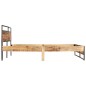 vidaXL Massivholzbett Raues Mangoholz 200x200 cm vidaXL Massivholzbett Raues Mangoholz 200x200 cm