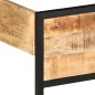 vidaXL Massivholzbett Raues Mangoholz 200x200 cm vidaXL Massivholzbett Raues Mangoholz 200x200 cm