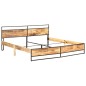 vidaXL Massivholzbett Raues Mangoholz 200x200 cm vidaXL Massivholzbett Raues Mangoholz 200x200 cm
