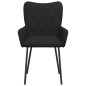 Esszimmerstühle 2 Stk. Schwarz Stoff Esszimmerstühle 2 Stk. Schwarz Stoff