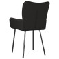 Esszimmerstühle 2 Stk. Schwarz Stoff Esszimmerstühle 2 Stk. Schwarz Stoff