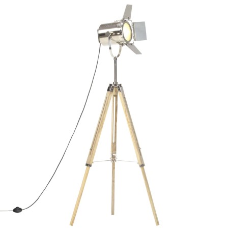 vidaXL Stativlampe Massivholz Mango 140 cm