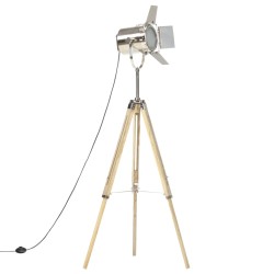 vidaXL Stativlampe Massivholz Mango 140 cm