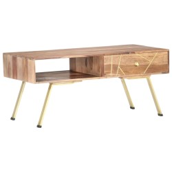vidaXL Couchtisch 95×50×42 cm Massivholz Palisander