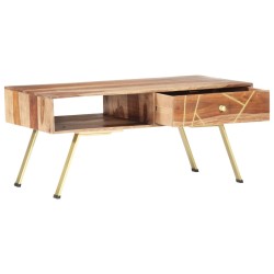 vidaXL Couchtisch 95×50×42 cm Massivholz Palisander