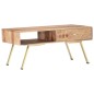 vidaXL Couchtisch 95×50×42 cm Massivholz Palisander vidaXL Couchtisch 95×50×42 cm Massivholz Palisander