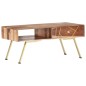vidaXL Couchtisch 95×50×42 cm Massivholz Palisander vidaXL Couchtisch 95×50×42 cm Massivholz Palisander
