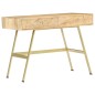 vidaXL Schreibtisch mit Schubladen 100×55×75 cm Massivholz Mango vidaXL Schreibtisch mit Schubladen 100×55×75 cm Massivholz Mango