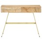 vidaXL Schreibtisch mit Schubladen 100×55×75 cm Massivholz Mango vidaXL Schreibtisch mit Schubladen 100×55×75 cm Massivholz Mango