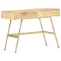 vidaXL Schreibtisch mit Schubladen 100×55×75 cm Massivholz Mango vidaXL Schreibtisch mit Schubladen 100×55×75 cm Massivholz Mango