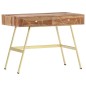 vidaXL Schreibtisch mit Schubladen 100×55×75 cm Massivholz Palisander vidaXL Schreibtisch mit Schubladen 100×55×75 cm Massivholz Palisander