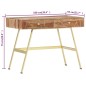 vidaXL Schreibtisch mit Schubladen 100×55×75 cm Massivholz Palisander vidaXL Schreibtisch mit Schubladen 100×55×75 cm Massivholz Palisander