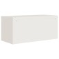 vidaXL Aktenschrank Weiß 90x40x220 cm Stahl vidaXL Aktenschrank Weiß 90x40x220 cm Stahl