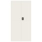 vidaXL Aktenschrank Weiß 90x40x220 cm Stahl vidaXL Aktenschrank Weiß 90x40x220 cm Stahl