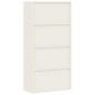 vidaXL Aktenschrank Weiß 90x40x220 cm Stahl vidaXL Aktenschrank Weiß 90x40x220 cm Stahl