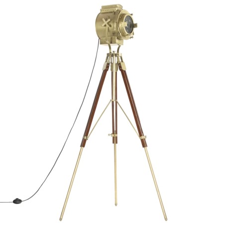 vidaXL Stativlampe Massivholz Mango 193 cm