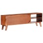 vidaXL TV-Schrank Grau 140x30x45 cm Massivholz vidaXL TV-Schrank Grau 140x30x45 cm Massivholz