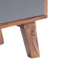 vidaXL TV-Schrank Grau 140x30x45 cm Massivholz vidaXL TV-Schrank Grau 140x30x45 cm Massivholz