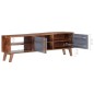 vidaXL TV-Schrank Grau 140x30x45 cm Massivholz vidaXL TV-Schrank Grau 140x30x45 cm Massivholz