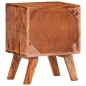 vidaXL Nachttisch Grau 40x30x50 cm Massivholz vidaXL Nachttisch Grau 40x30x50 cm Massivholz