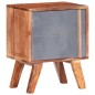 vidaXL Nachttisch Grau 40x30x50 cm Massivholz vidaXL Nachttisch Grau 40x30x50 cm Massivholz