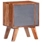 vidaXL Nachttisch Grau 40x30x50 cm Massivholz vidaXL Nachttisch Grau 40x30x50 cm Massivholz