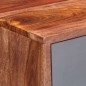 vidaXL Sideboard Grau 120x30x55 cm Massivholz vidaXL Sideboard Grau 120x30x55 cm Massivholz
