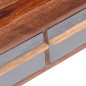vidaXL Couchtisch Grau 110x50x40 cm Massivholz vidaXL Couchtisch Grau 110x50x40 cm Massivholz