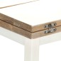 vidaXL Couchtisch Ausziehbar Weiß 90x(45-90)x45 cm Massivholz Mango vidaXL Couchtisch Ausziehbar Weiß 90x(45-90)x45 cm Massivholz Mango