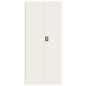vidaXL Aktenschrank Weiß 90x40x240 cm Stahl