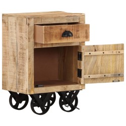 vidaXL Nachttisch 40x30x57 cm Massivholz Mango