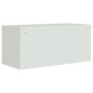 vidaXL Aktenschrank Hellgrau 90x40x220 cm Stahl vidaXL Aktenschrank Hellgrau 90x40x220 cm Stahl
