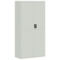 vidaXL Aktenschrank Hellgrau 90x40x220 cm Stahl vidaXL Aktenschrank Hellgrau 90x40x220 cm Stahl
